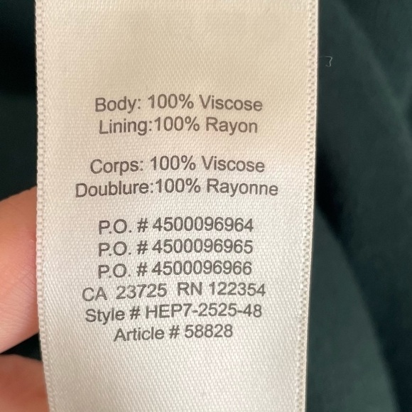 Wilfred Free Juliger Blouse, Deep Green, Size L - Picture 8 of 8